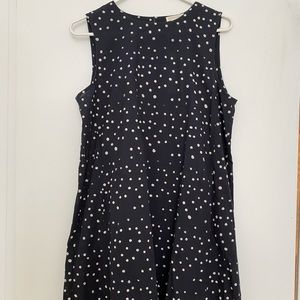 NWT Eileen Fisher organic cotton hand printed swing dress